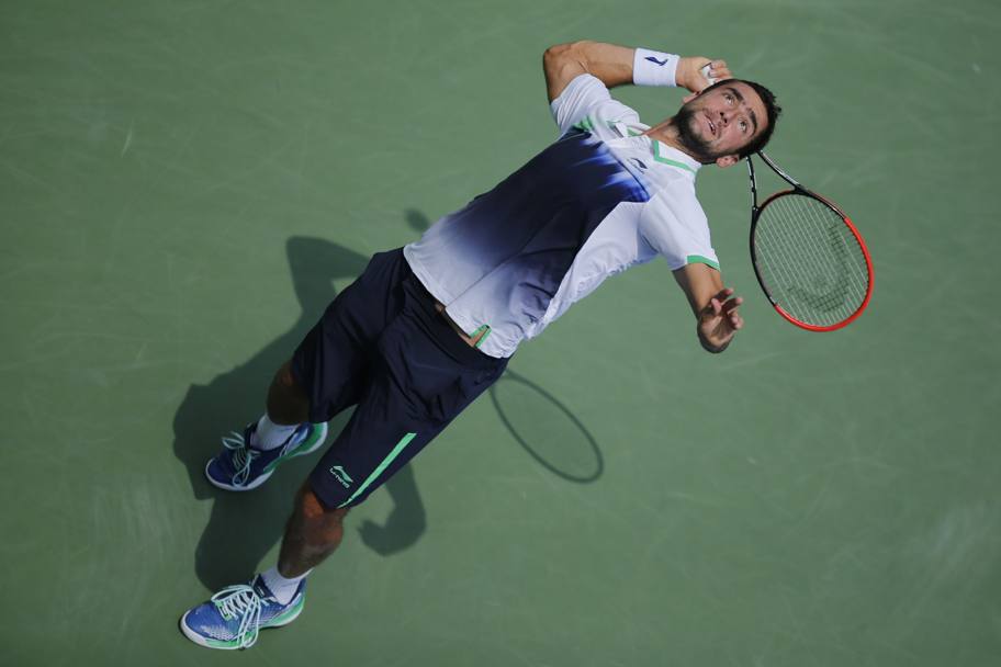 Usa, servizio di Marin Cilic agli US Open (AFP PHOTO)